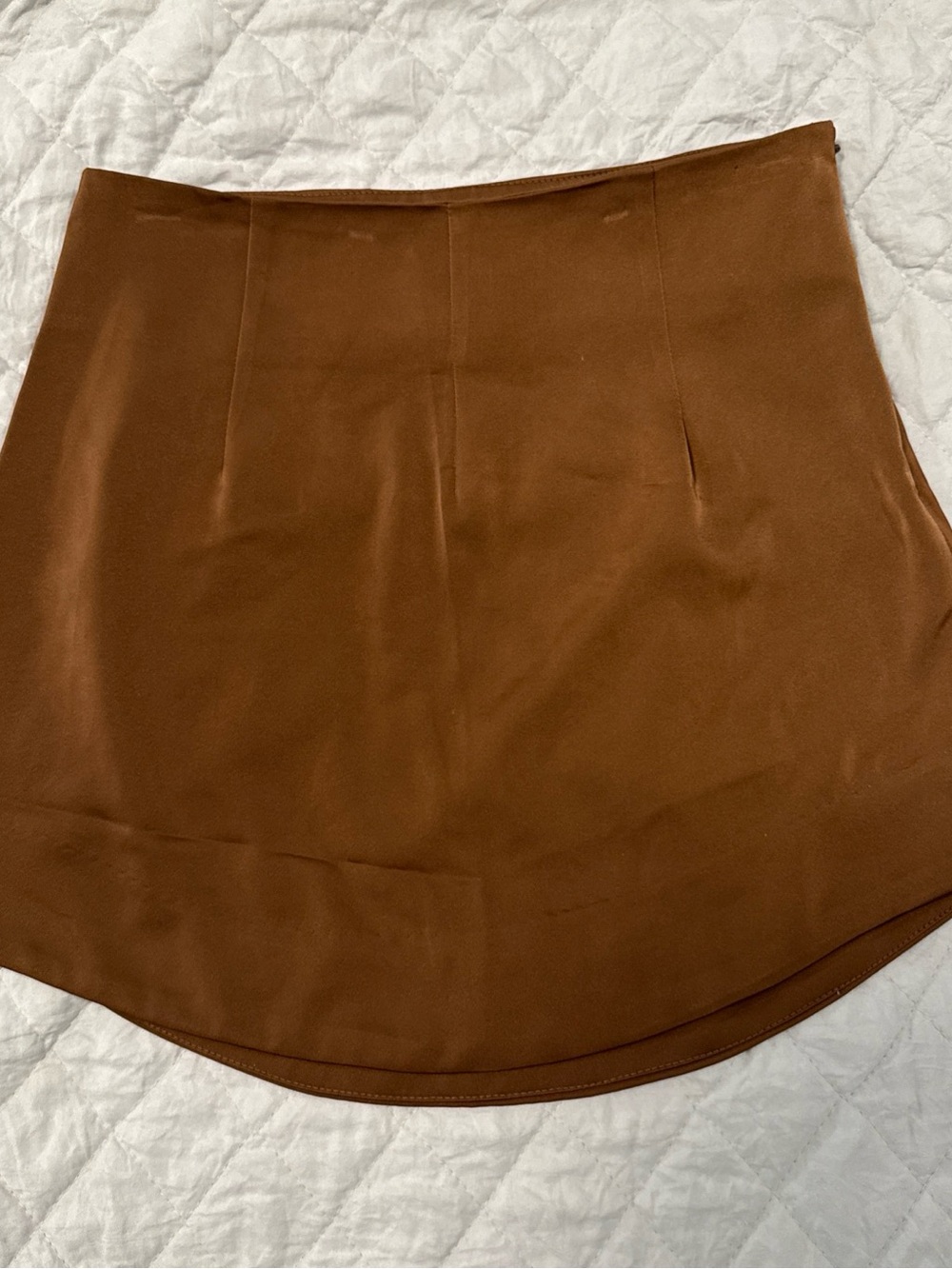 emory park Brown Mini A-Line Skirt